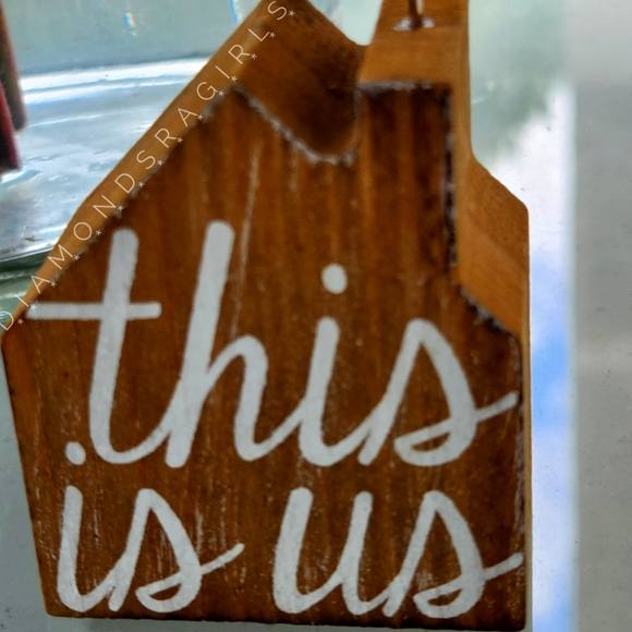 NWT This Is Us Wood Block Picture Card Photo Holder Stand - Picture 2 of 15